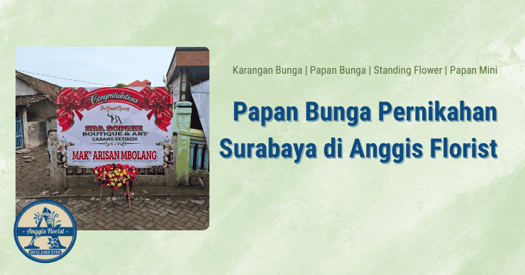 Papan Bunga Pernikahan Surabaya