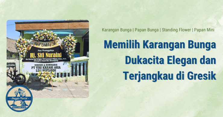Jual Karangan Bunga Dukacita Gresik