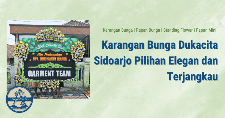 Jual Karangan Bunga Dukacita Sidoarjo