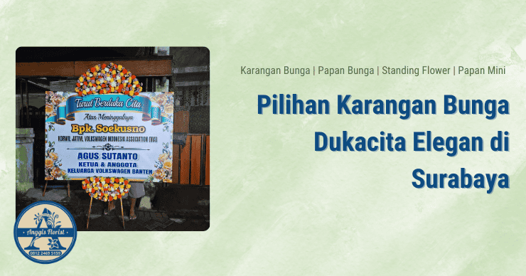 Jual Karangan Bunga Dukacita Surabaya