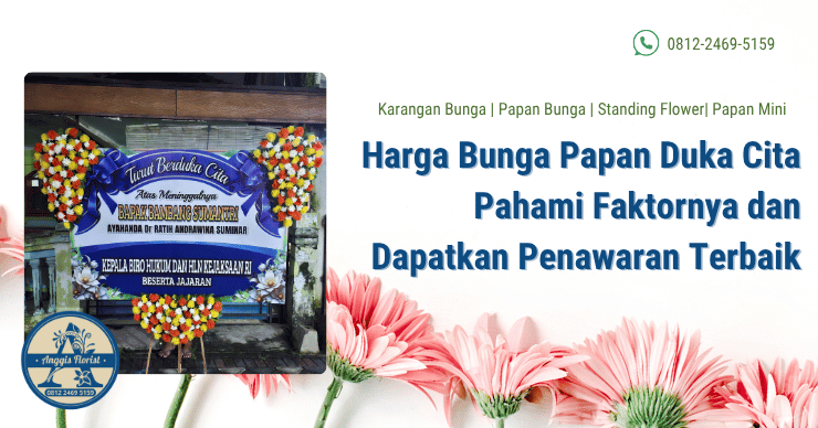 harga bunga papan duka cita