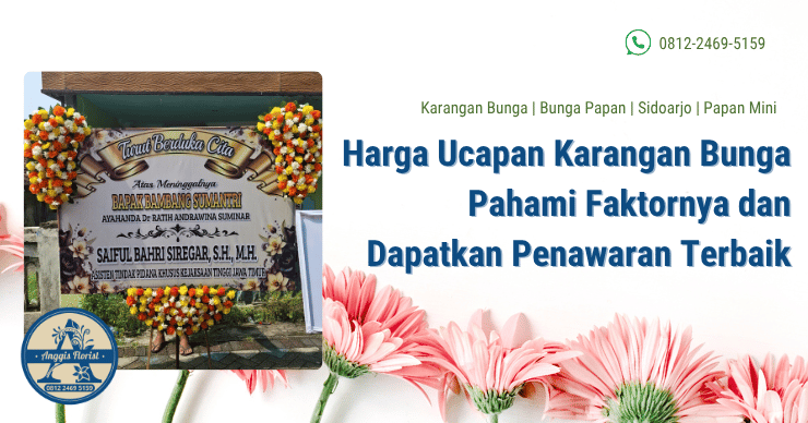 Harga Ucapan Karangan Bunga