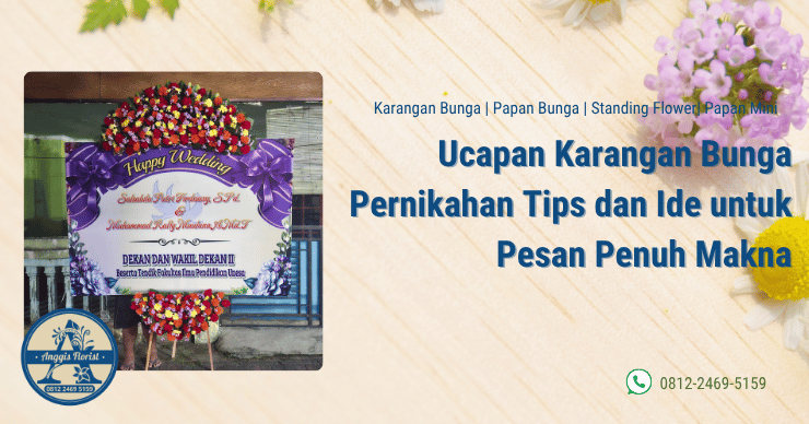 Ucapan Karangan Bunga Pernikahan