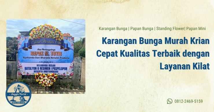 Karangan Bunga Murah Krian Cepat Kualitas Terbaik dengan Layanan Kilat