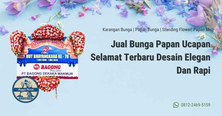 Jual Bunga Papan Ucapan Selamat Terbaru Desain Elegan Dan Rapi