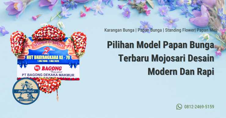 Pilihan Model Papan Bunga Terbaru Mojosari Desain Modern Dan Rapi